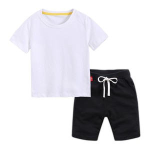 Ensembles de vêtements d'été pour bébés T-shirt à manches courtes + pantalon 100% Cotton Boy Girl Children Clothes Sets - Product Image 2