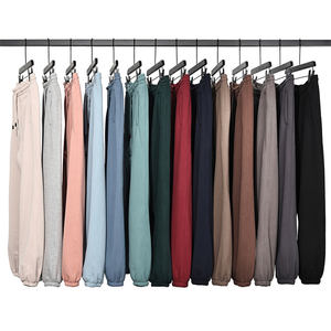 Pantalon de survêtement 360gsm imprimé avec broderie personnalisée Streetwear pantalon de survêtement unisexe surdimensionné avec cordon de serrage vierge - Product Image 2