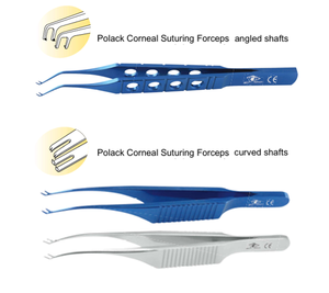 Set Forceps Bedah Mata yang Dapat Digunakan Kembali dan Bersertifikat CE: Forceps Jahitan Kornea, Jaringan, Jeweler & Martin untuk Oftalmologi - Product Image 2