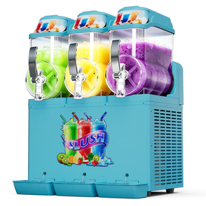 Machine à boissons glacées Daiquiri Margarita de grande capacité 36L avec 3 réservoirs, machine à glace pilée pour restaurant, <span class=keywords><strong>bar</strong></span> à jus - Product Image 2