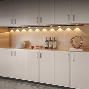 <span class=keywords><strong>Lampe</strong></span> murale LED moderne en forme de tonneau de vin ondulé avec détecteur de mouvement pour armoire et lecture - Product Image 1