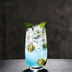 Vaso Collins de Vidrio Recto para Cócteles, Long Island Iced Tea, Gin Tonic, Mojito - Estilo Nórdico, Capacidad 200-300ml - Product Image 3