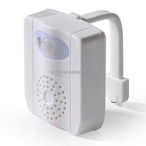 هدية مبتكرة: مصباح مقعد المرحاض مقاوم للماء مع مستشعر حركة تلقائي، إضاءة LED بـ 8 ألوان - Product Image 2