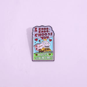 Carton hoạt hình truyền hình ngoại vi Thomas tàu 'tôi chọn bạn' men Trâm thẻ nhỏ với huy hiệu cá tính hài hước - Product Image 3