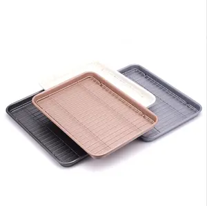 Hoge Kwaliteit 2 Stuks Set Non-stick Bakken Pan Met Koeling Rack