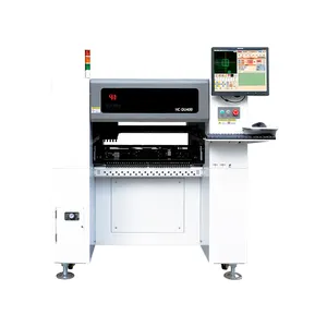 Machine à puce BGA de composants SMD à haut rendement HC-DU400 Machine de sélection de bureau entièrement automatique avec 6 caméras et 64 mangeoires