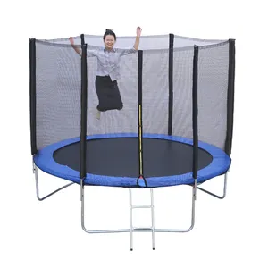 Cama de caminhão funjump, cama quadrada de 8 pés para jardim