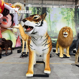 동물원 공원을위한 실물 크기 호랑이 Animatronics 시뮬레이션 모델 Animatronic 동물 - Product Image 4