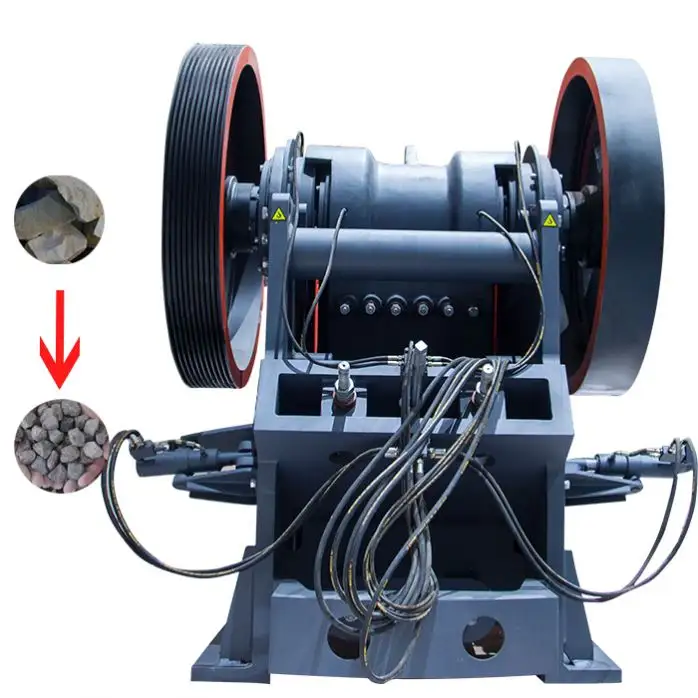 Máquina trituradora de mandíbula de tipo pesado 30-100tph también llamada trituradora de piedra de desecho en Tailandia