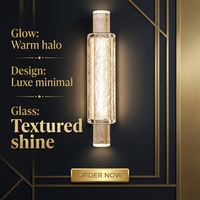 Applique Murale de Luxe en Cristal, Lampe Murale LED Moderne, Éclairage en Verre Blanc Chaud pour Salon, Hôtel, Chevet