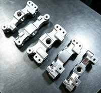 Supports de frein à disque en aluminium CNC OEM haute précision, couleur argent, pièces de rechange