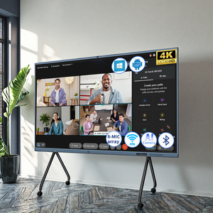 Alta calidad IFP115 110 98 86 tableros interactivos AI Cámara Android Software gratuito Zoom 16 + 256 pantalla táctil electrónica para reuniones - Product Image 1