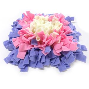 แผ่นดมกลิ่นสุนัขแผ่นนุ่มสำหรับฝึกสัตว์เลี้ยงจมูกมีกลิ่นเสื่อฝึกทักษะการให้อาหารสุนัขแผ่นรองเล่นของเล่นปริศนา - Product Image 2