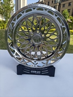 FANXI Jantes noires usinées 20x10 22x10 22x12 24x12 24x14 5 trous 5x150 6 trous 6x139.7 pour Toyota Tacoma Tundra Ram 1500 Chevy GMC 1500