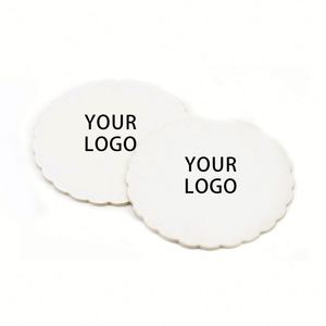 Sous-verres ronds blancs vierges épais pour sublimation, absorbants, personnalisables, promotionnels, vente en gros - Product Image 2