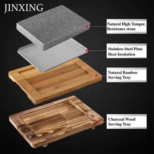 Plato de Piedra para Bistec de Mármol Minimalista, Ecológico y Duradero, Fabricado en China, 400 grados de Calor Intenso para Horno, Parrilla de Carbón y Fiestas - Product Image 6