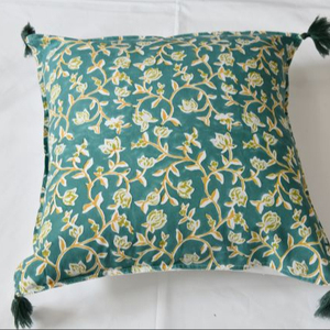 Hand Block Printed Cotton <b>Pillows</b> Size 18*18 inch Wholesale Popular Luxurious Decorative <b>Pillow</b> Covers Bulk Product - Product Image 1