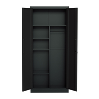 Armoire en acier, idéale pour les employés de bureau, les écoles et les salles de sport, armoire et placard en acier, adapté au rangement de la chambre à coucher