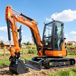 Mini-excavatrice 3,5 tonnes, moteur EPA 5, pour ferme et usage domestique, excavatrice sur chenilles 1 tonne, 2 tonnes, petites excavatrices à vendre - Product Image 5