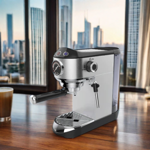 Máquina de Café Espresso Comercial 2 en 1 Profesional de Alemania, Espumador de Leche Italiano para Cappuccino, para Uso en Hoteles - Product Image 2