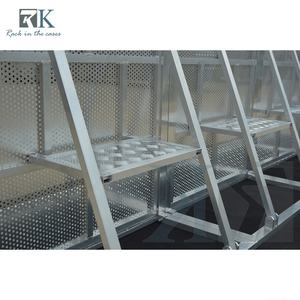 Barrières de scène pliantes en aluminium 1m*1.25m*1m pour spectacles - Product Image 3