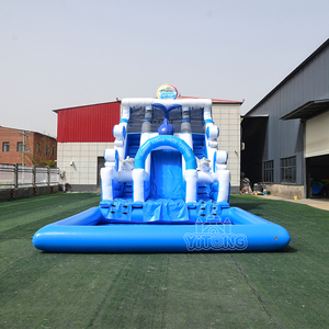 Thương mại dài trượt nước <span class=keywords><strong>Inflatable</strong></span> cho trẻ em và người lớn trượt nước <span class=keywords><strong>Inflatable</strong></span> hồ bơi trượt - Product Image 4