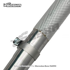 Tuyau de décharge à flux libre sur mesure pour Mercedes-Benz CLS550 4.7 2012-2016 E550 W212 M278 SS304 Boska Exhaust en stock - Product Image 4