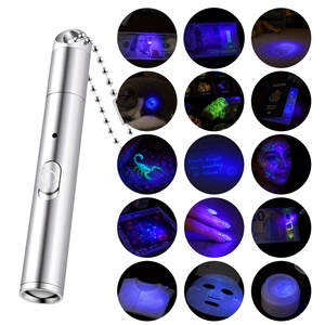 Linterna UV de 365nm 395nm Recargable por USB para Curado de Gel de Uñas, Curado de Resina, Verificación de Billetes, Linterna de Luz Negra - Product Image 2