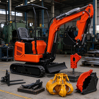 Excavator Mini Hidrolik 1.2 Ton, Micro Digger Crawler 2 Ton, Bagger Kecil 3 Ton untuk Dijual, Harga Excavator 3 Ton