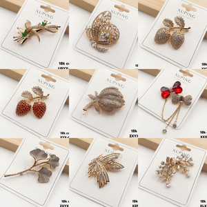 251117 XUPING Perhiasan Bros Zirkon Desain Elegan Fashion 18K Koleksi Bros Wanita Perhiasan Bros Penampilan Elegan dan Modis - Product Image 3