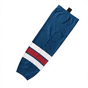 Custom Ice Hockey <b>Socks</b> Breathable Polyester Fabric Durable <b>Stitching</b> Team Sports <b>Socks</b> For Players Unisex Adult Sport Wear <b>Sock</b> - Product Image 3