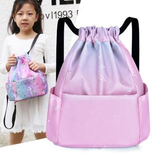 Mochila Infantil de Viaje con Diseño de Dibujos Animados, Impermeable, con Logotipo Personalizado, Bolsa con Cordón - Product Image 1