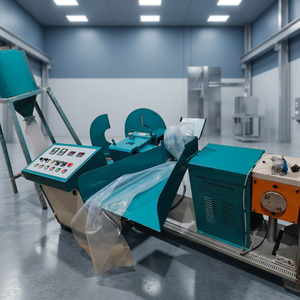 Machine de recyclage automatique de plastique refroidie par air de haute qualité Thave Engineering Corporation pour la granulation de granulés de plastique usagé - Product Image 3