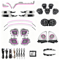 Kit d'éclairage d'ambiance intérieur LED 64 couleurs pour Mercedes Benz GLC -W254 2023 + Accessoires de bande d'ambiance