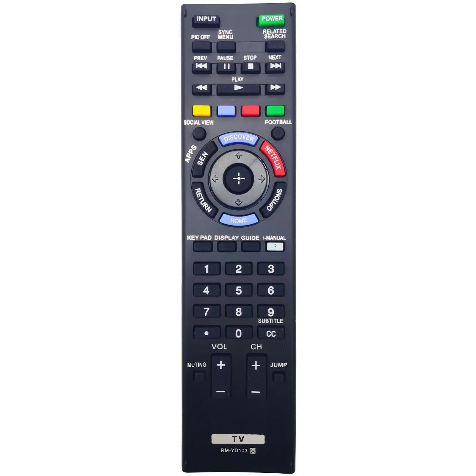 Groothandel RM-YD103 Vervanging Tv Afstandsbediening Voor Sony Smart Led Hdtv