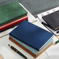 Carnet de notes professionnel personnalisé A6/A5, style imprimé, 200 pages, en cuir PU, promotionnel, pour enregistrement de travail et conférences