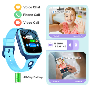 Smartwatch 4G per Bambini con Lunga Durata della Batteria, Pulsante SOS, Localizzatore GPS, Chiamate Video e Impermeabile, Ideale per Studenti - Product Image 1