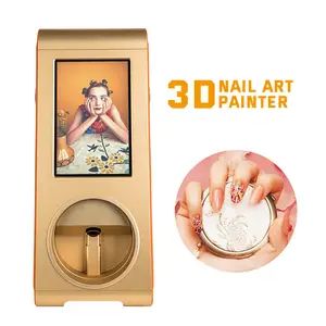 Professional digital photo nail printer 3d art diys smart nails customized nail printing machine for commercial use