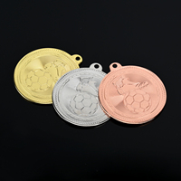 Insert en laiton doré et argent personnalisable Sports Metal Awards Sublimation Blank Medal for Personalized Recognition