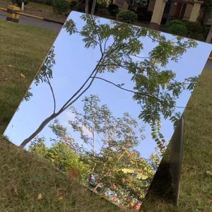 Tự làm tự dính Acrylic gương gạch không thể phá vỡ nhẹ tường Stickers Đối với trang trí nội thất - Product Image 4