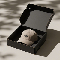 Casquette de Baseball Cowboy personnalisée en gros emballage postal en carton ondulé Mailer boîtes d'expédition en papier emballage de boîte à chapeau