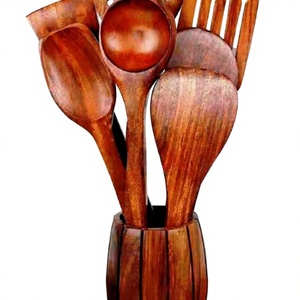 Handmade Resin Coated <b>Salad</b> Server Set Eco-Friendly Dishwasher Safe Modern Custom Color <b>Salad</b> Tools Home Kitchen Made in India - Product Image 1