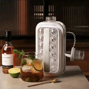 Wholesale Cross-border Ice Spherical Silicone Cube Mold Tray Cup Household <b>Freezer</b> Storage <b>Box</b> - Product Image 1