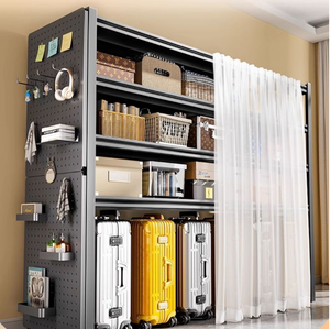 رف تخزين منزلي ، رف تخزين متعدد المستويات للشرفة ، غرفة تخزين ، رف تخزين للمطبخ ، توصيل سريع - Product Image 1