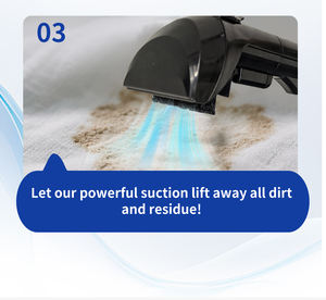 Máquina limpiadora doméstica con gran potencia de succión y método de limpieza profunda con rociador de agua para muñecas y colchones y todas las telas G80 - Product Image 3