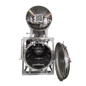 Esterilizador de vapor autoclave máquina de retorta olla de esterilización utilizada para la desinfección de alimentos y bebidas