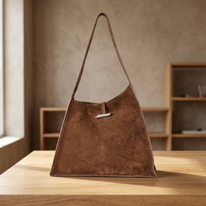 Pochette de luxe pour femme en cuir véritable de style traditionnel BS INTERNATIONAL, durable, légère, imperméable, grande capacité, avec fermeture éclair - Product Image 6
