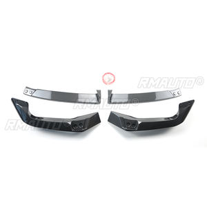 Difusor de Parachoques Delantero para BMW X5 G05 LCI M Sport 2023+, Alerón, Accesorio para Auto, Aspecto de Fibra de Carbono, Negro Brillante - Product Image 4