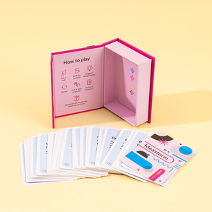 Tùy chỉnh in màu hồng giấy Matte thẻ ưa thích và tích cực khẳng định thẻ với hộp từ - Product Image 2