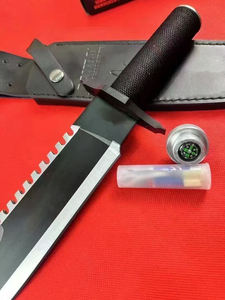 มีด战术 RAM BO MK2 ปรับแต่งได้ คุณภาพสูง ผลิตจากเหล็กสแตนเลส พร้อมปลอกมีดอุตสาหกรรม สำหรับนักธุรกิจ ใบมีดตรง หนา 6.0 มม. - Product Image 4